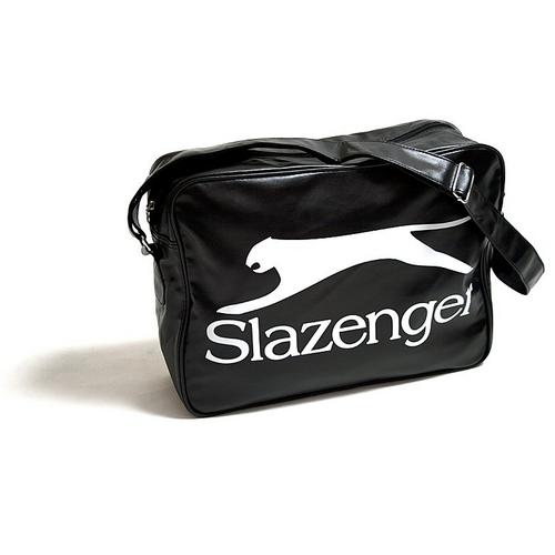 Slazenger Shoulder Flight Sports Satchel Bag Black Adaptor Clothing